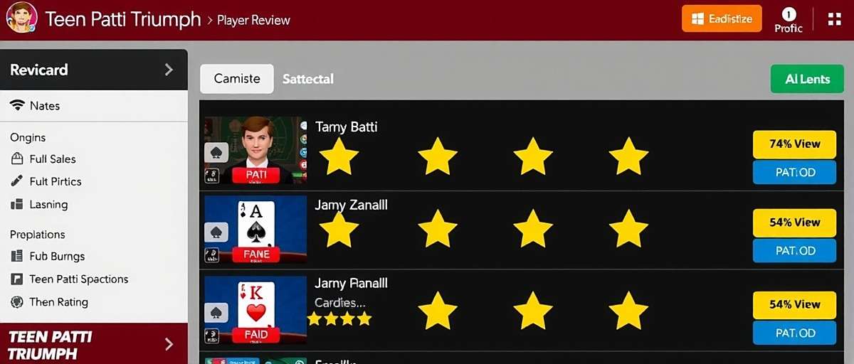 Teen Patti Triumph - Player Reviews Collection of Teen Patti Triumph player reviews and ratings