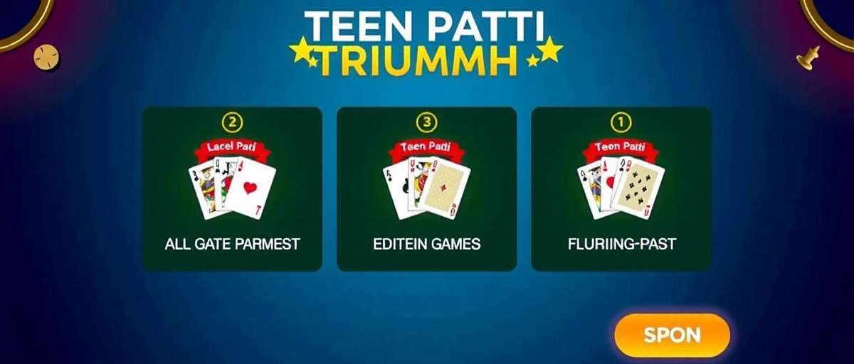 Teen Patti Triumph - Game Variants Different game variants available in Teen Patti Triumph